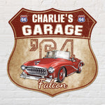 My Garage My Car - Personalized Custom Shaped Metal Photo Sign