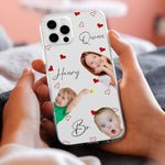 Peek-A-Boo Kids Family Friend Custom Image - Personalized Photo Clear Phone Case