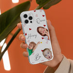 Peek-A-Boo Kids Family Friend Custom Image - Personalized Photo Clear Phone Case