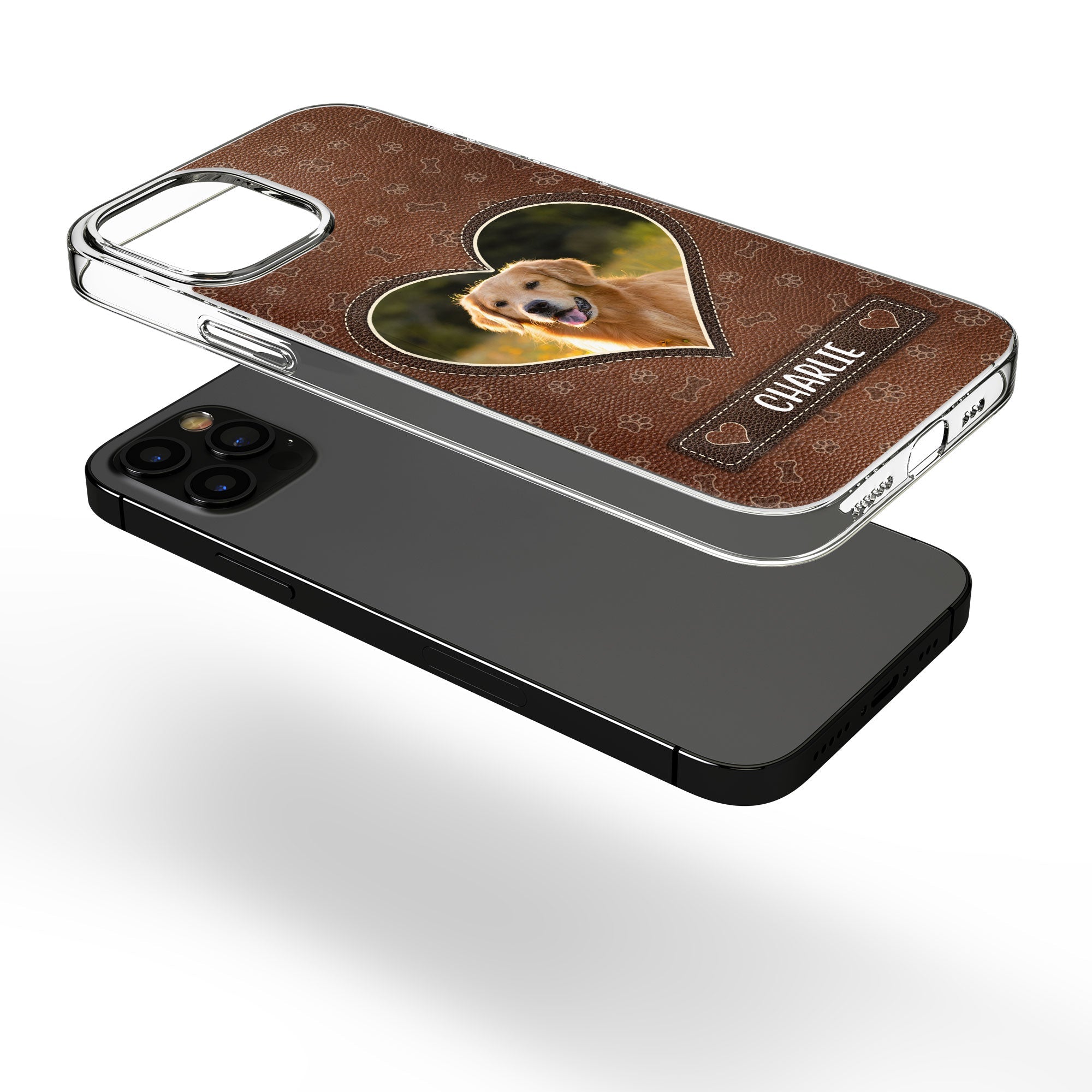 (Photo Inserted) Pet Owner - Personalized Clear Phone Case