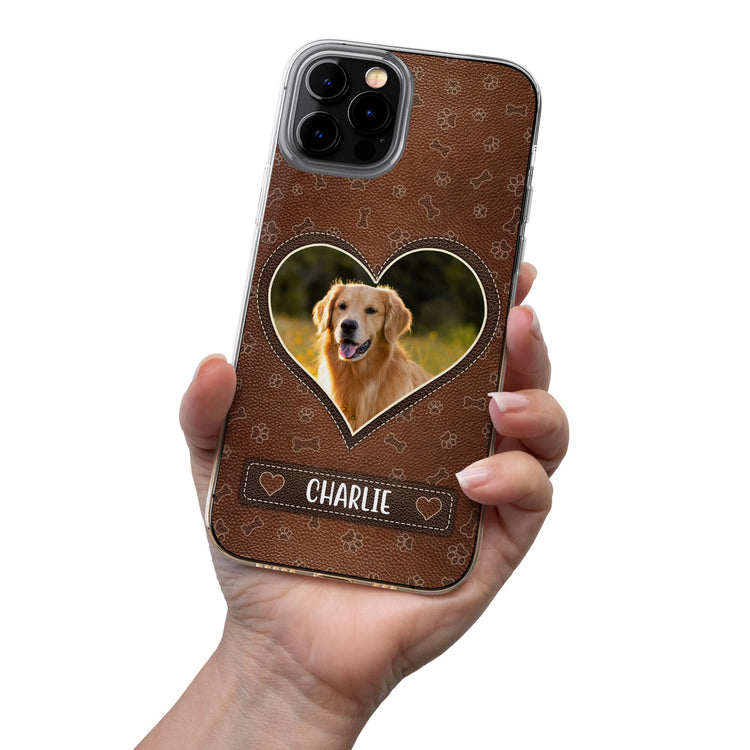 (Photo Inserted) Pet Owner - Personalized Clear Phone Case