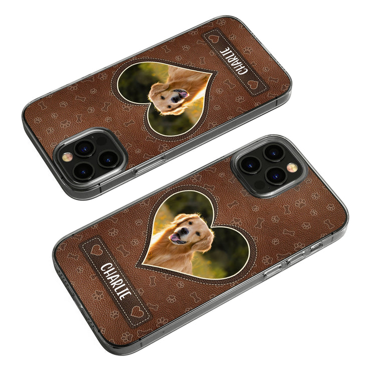 (Photo Inserted) Pet Owner - Personalized Clear Phone Case