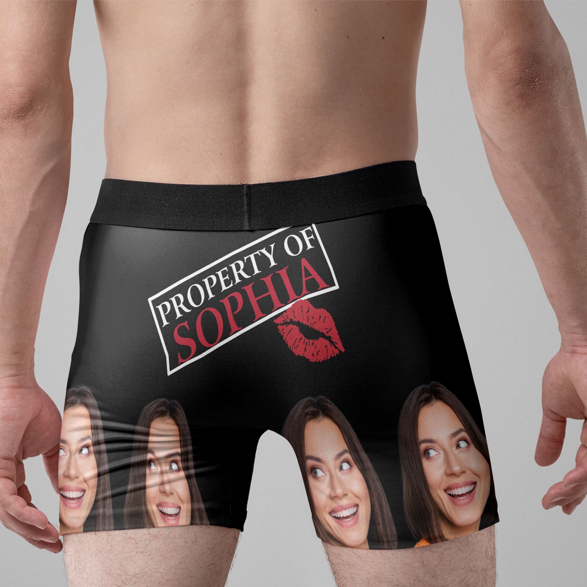 Valentine's Day Custom Boxers Underwear With Face My Photo Boxers Birthday  Gift For Him