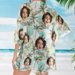 Summer Vibe - Personalized Photo Women's Kimono Chiffon Cover Up