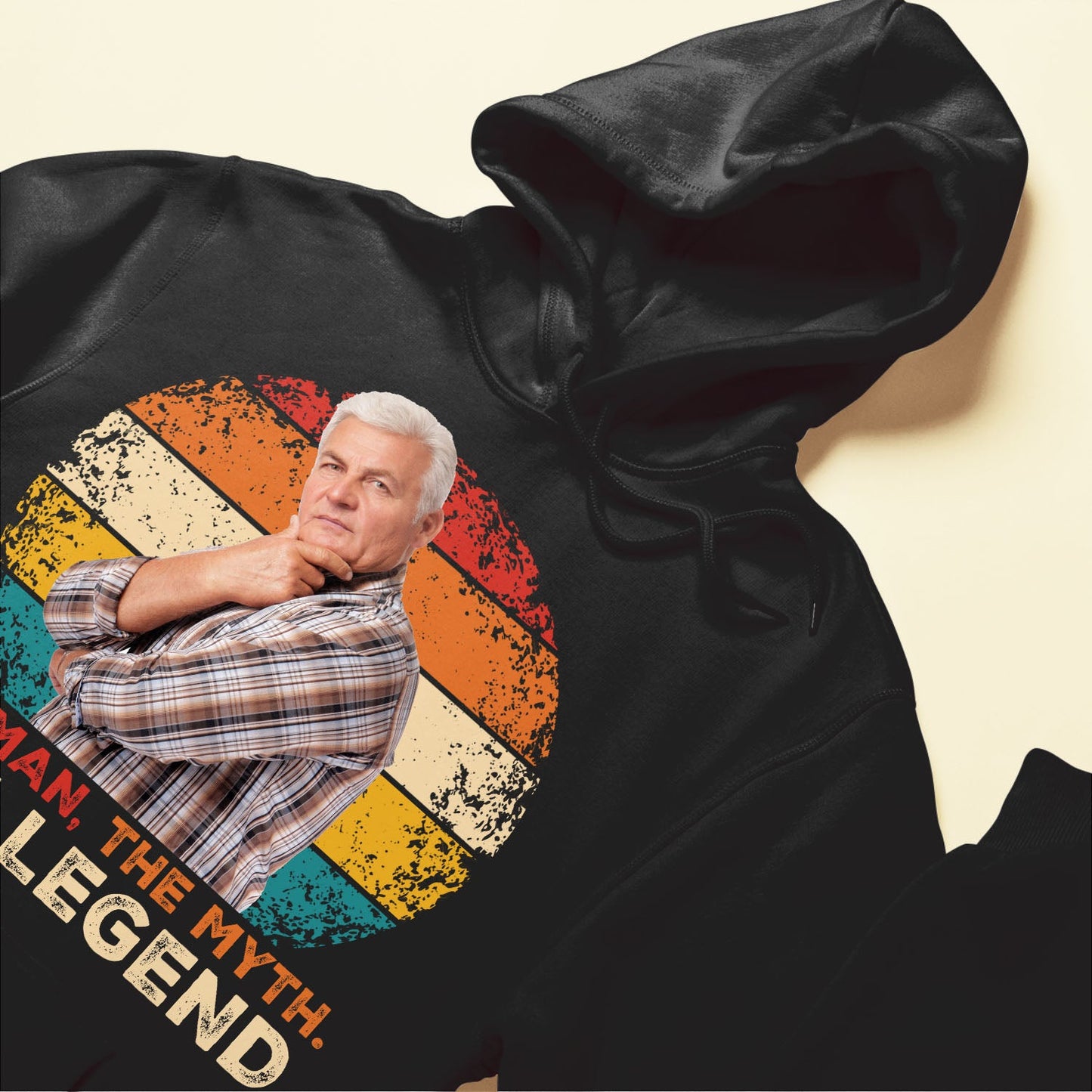 (Photo Inserted) The Man, The Myth. The Legend - Personalized Shirt