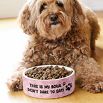 This Is My Bowl - Personalized Photo Pet Bowl
