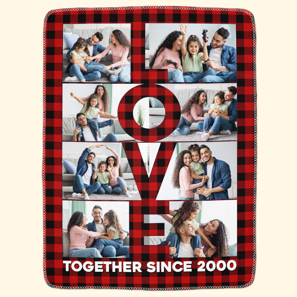Together Since - Personalized Photo Blanket