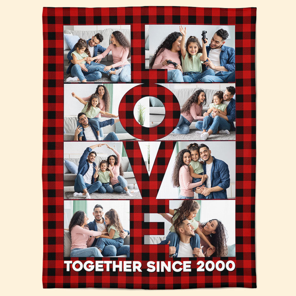 Together Since - Personalized Photo Blanket