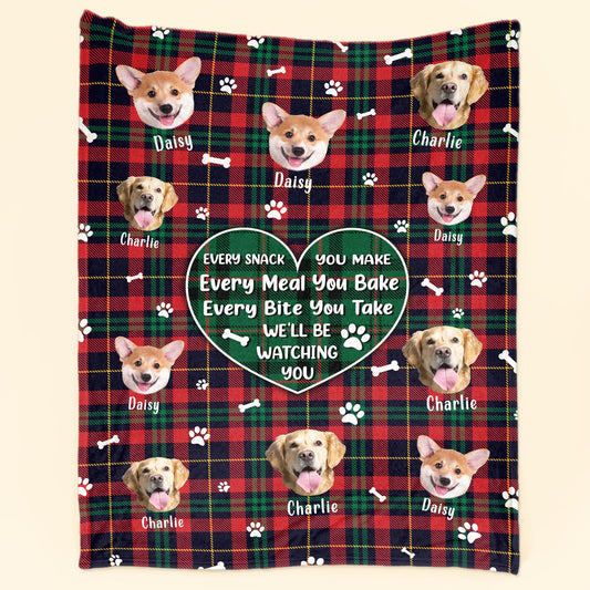(Photo Inserted) We'll Be Watching You - Personalized Blanket