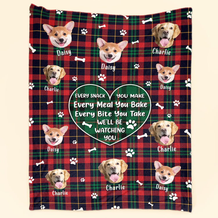 (Photo Inserted) We'll Be Watching You - Personalized Blanket
