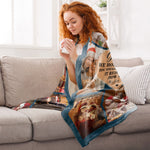 When You Snuggle This Blanket - Personalized Photo Blanket