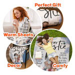 You Are The Sister I Got Choose - Personalized Friend Photo Blanket