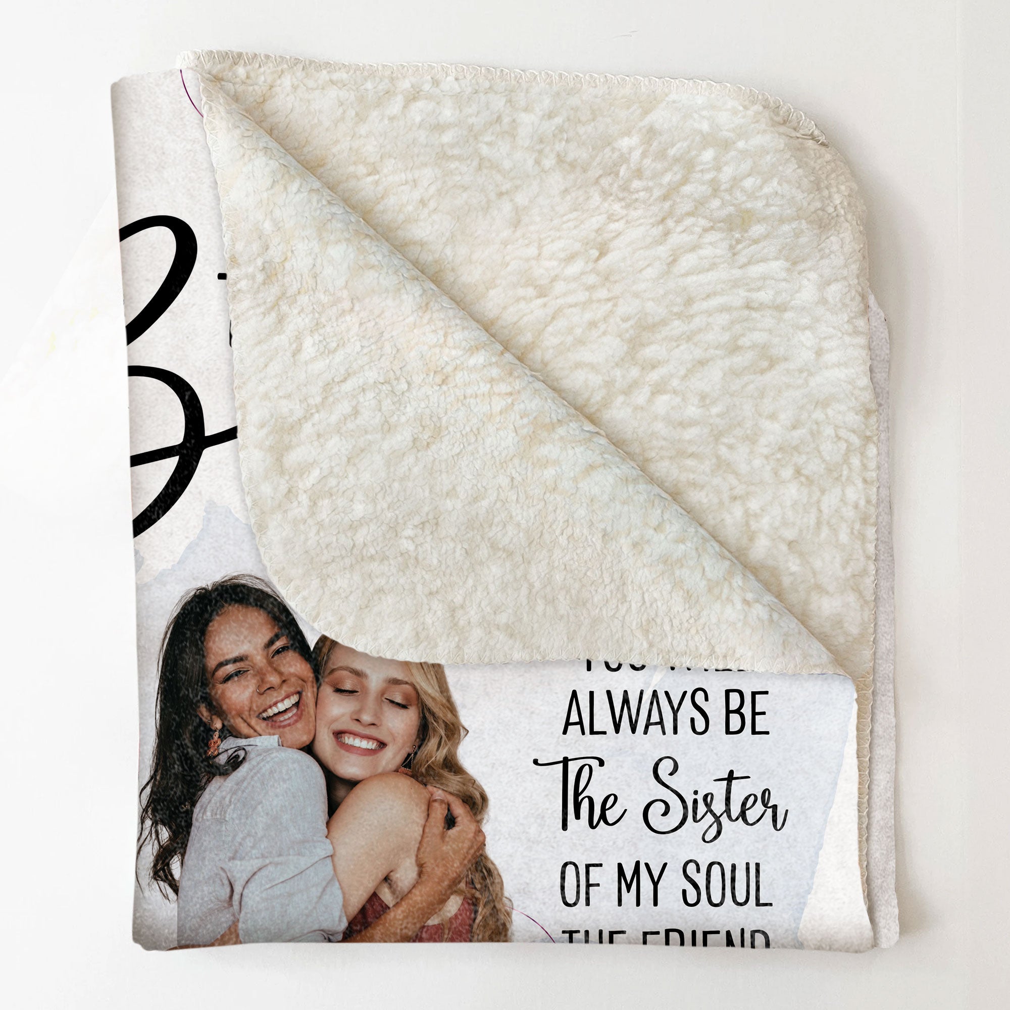 You Are The Sister I Got Choose - Personalized Friend Photo Blanket
