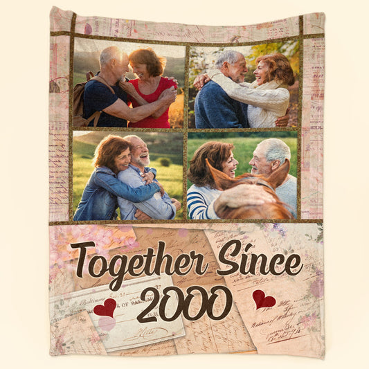 Together Since - Personalized Photo Blanket