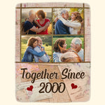 Together Since - Personalized Photo Blanket
