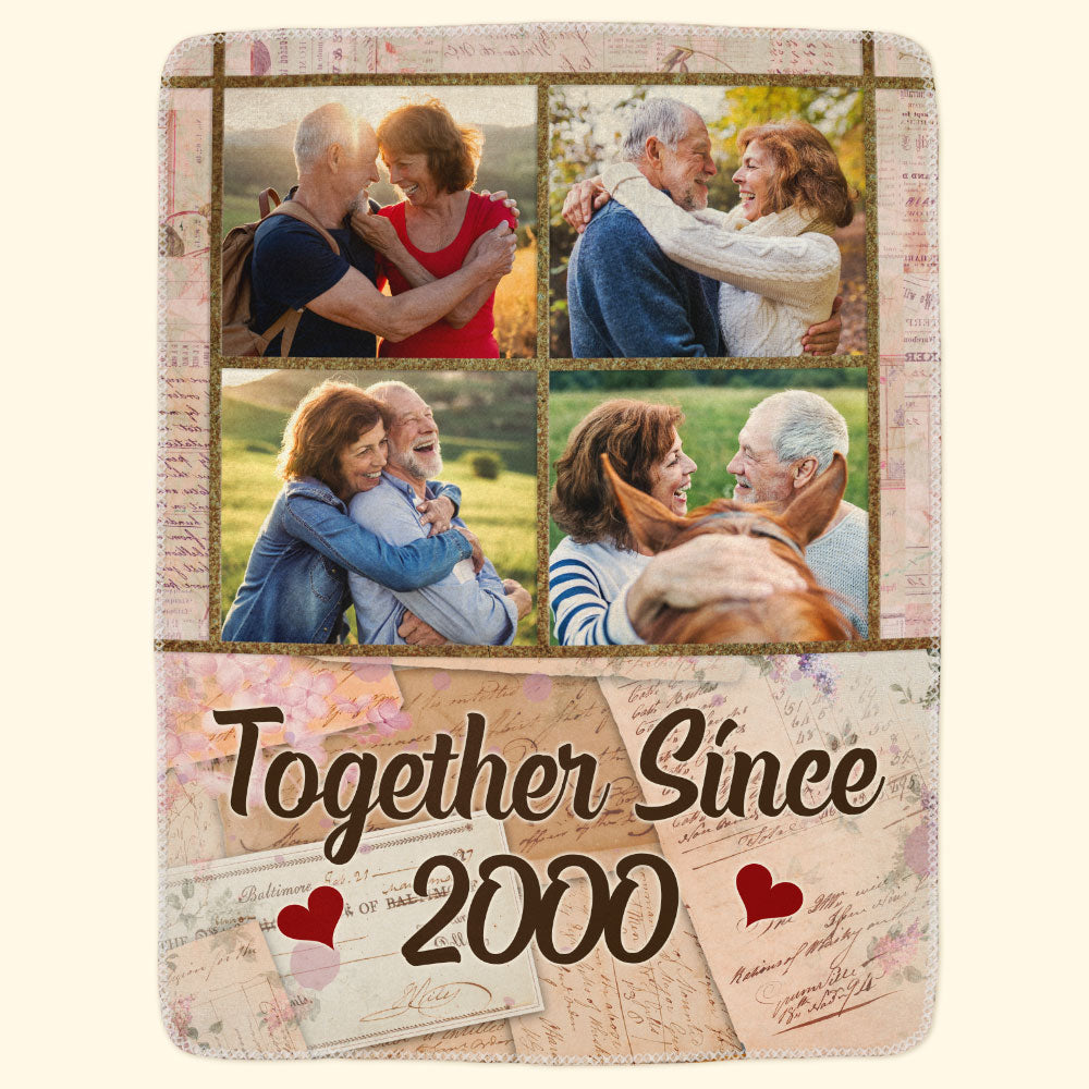 Together Since - Personalized Photo Blanket