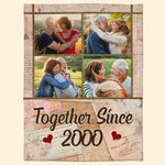 Together Since - Personalized Photo Blanket