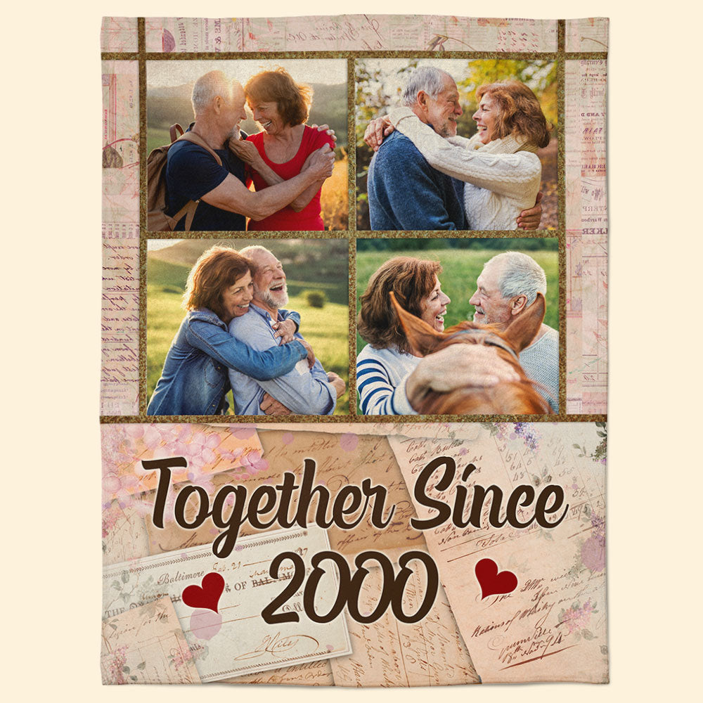 Together Since - Personalized Photo Blanket