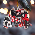 Photo Ornament For American Football Team  - Personalized Acrylic Photo Ornament