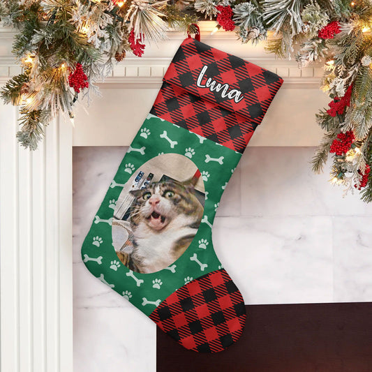 Custom Pet Photo - Personalized Photo Stocking