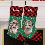 (Photo Inserted) Custom Pet Photo - Personalized Stocking