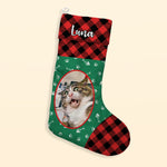 (Photo Inserted) Custom Pet Photo - Personalized Stocking