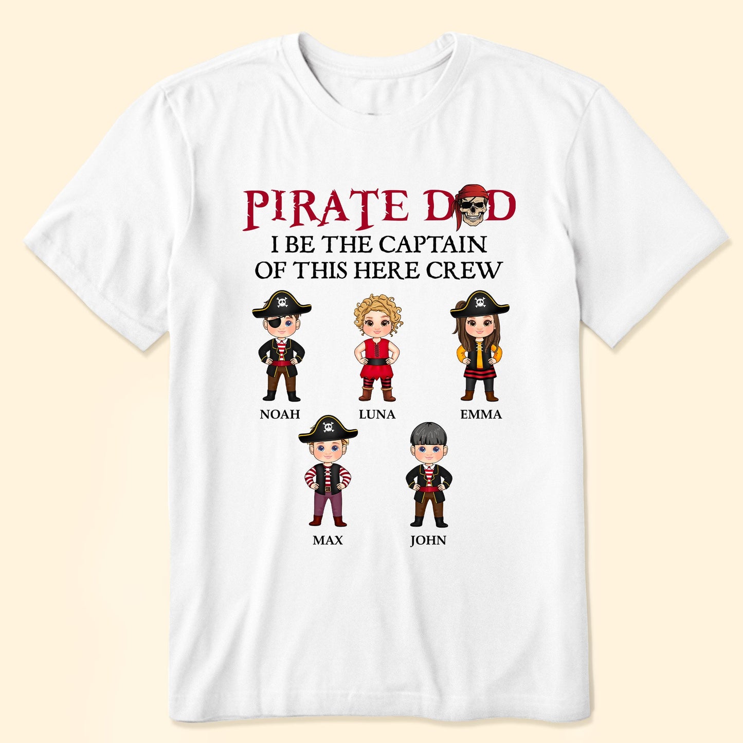 Pirate Dad - Personalized Shirt