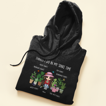 Plant Lady In Spare Time - Personalized Shirt