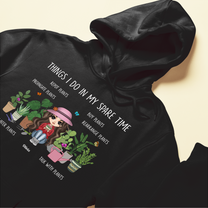 Plant Lady In Spare Time - Personalized Shirt