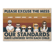 Please Excuse The Mess - Personalized Doormat