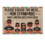 Please Excuse The Mess... - Personalized Doormat