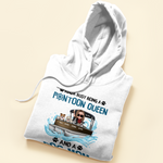 Pontoon Queen & Dog Mom - Personalized Shirt - Birthday, Summer Vacation Gift For Dog & Cat Lovers