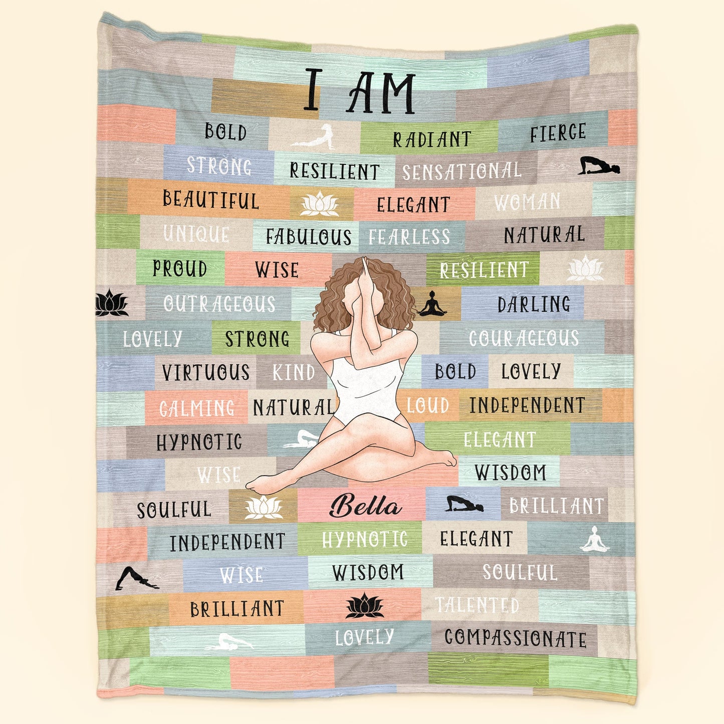 Positive Affirmations - Personalized Blanket