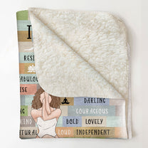 Positive Affirmations - Personalized Blanket