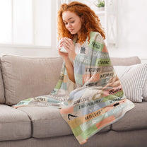 Positive Affirmations - Personalized Blanket