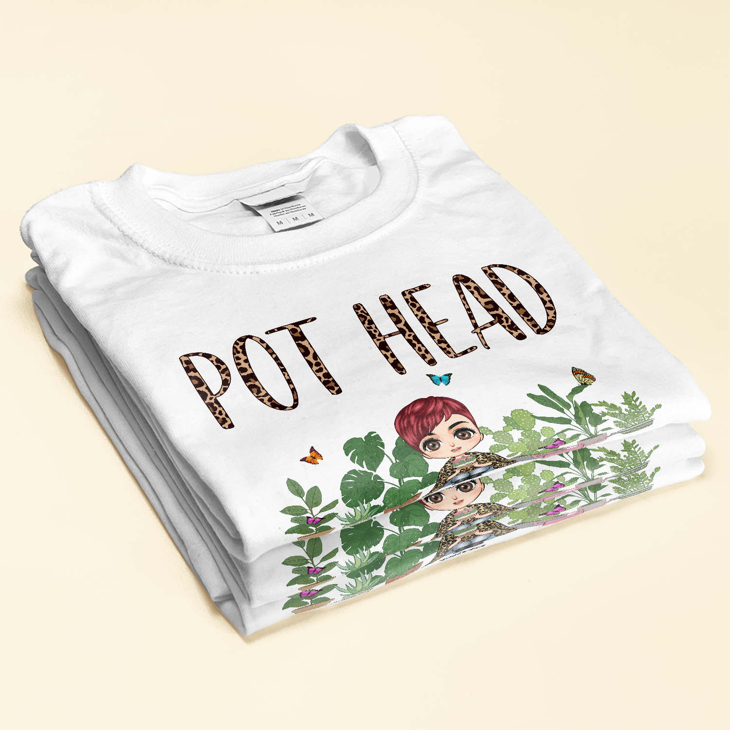Pot Head - Personalized Shirt - Birthday Gift For Gardener, Plant Lovers