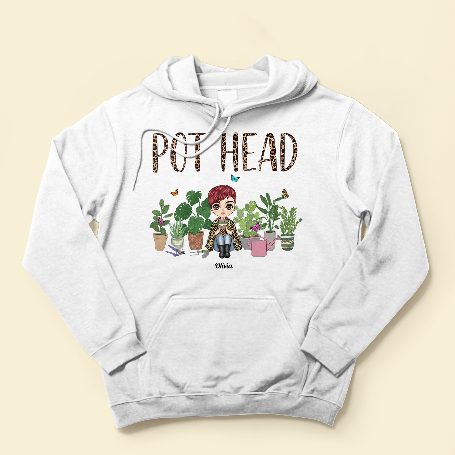 Pot Head - Personalized Shirt - Birthday Gift For Gardener, Plant Lovers
