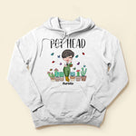 Pot Head - Personalized Shirt - Gift For Gardeners - Cartoon Gardener