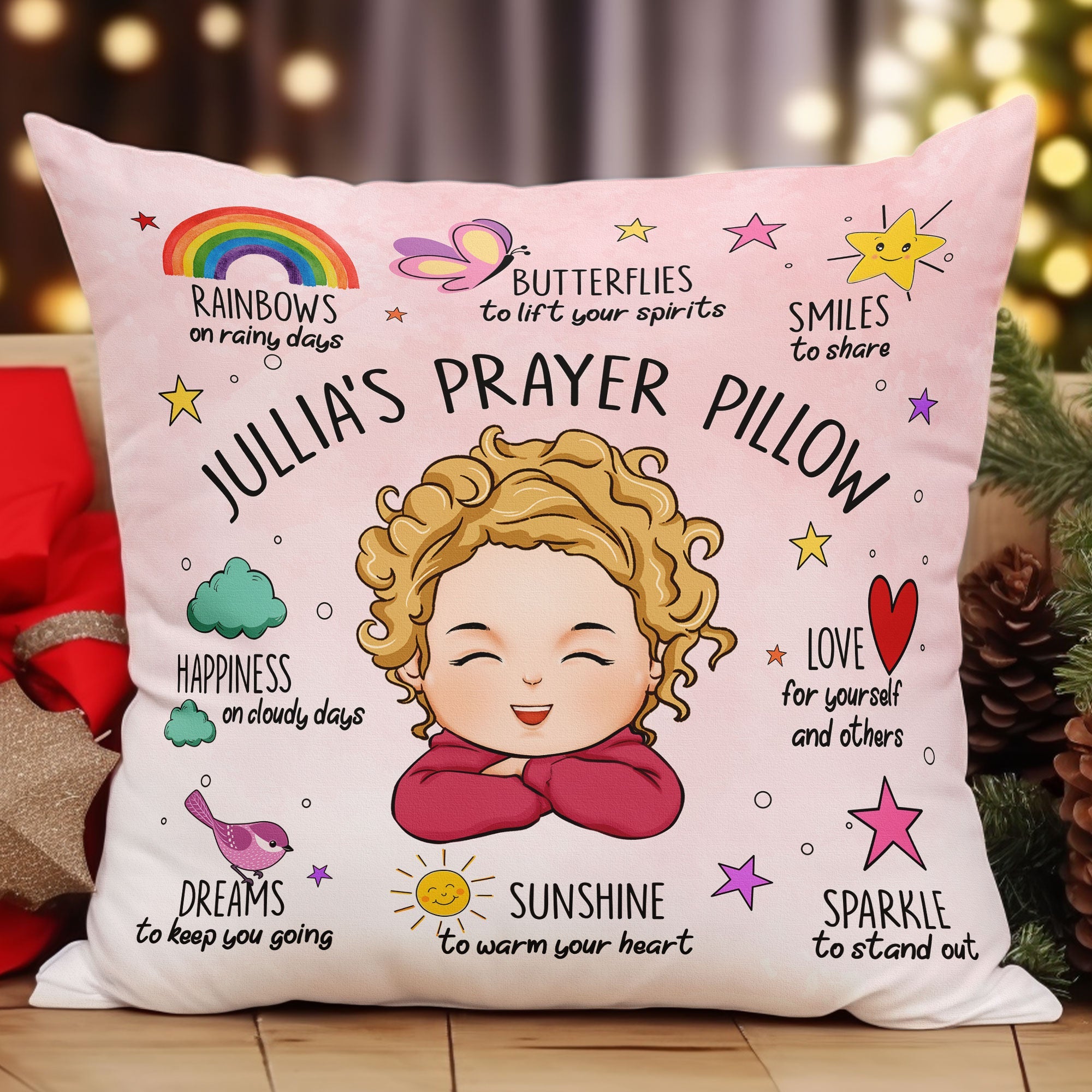 Prayer For Kid - Personalized Pillow (Insert Included)