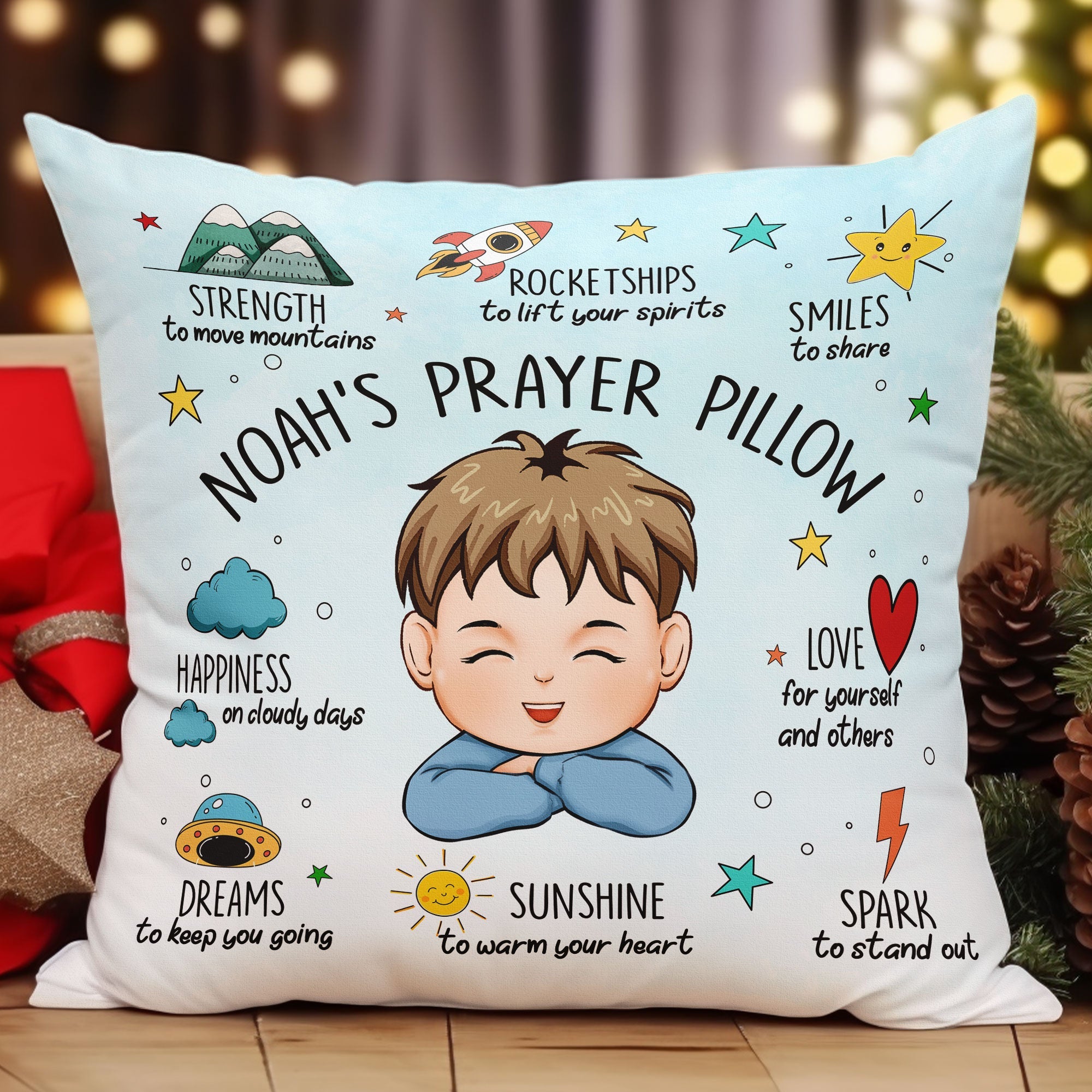 Prayer For Kid Personalized Pillow Insert Included Macorner