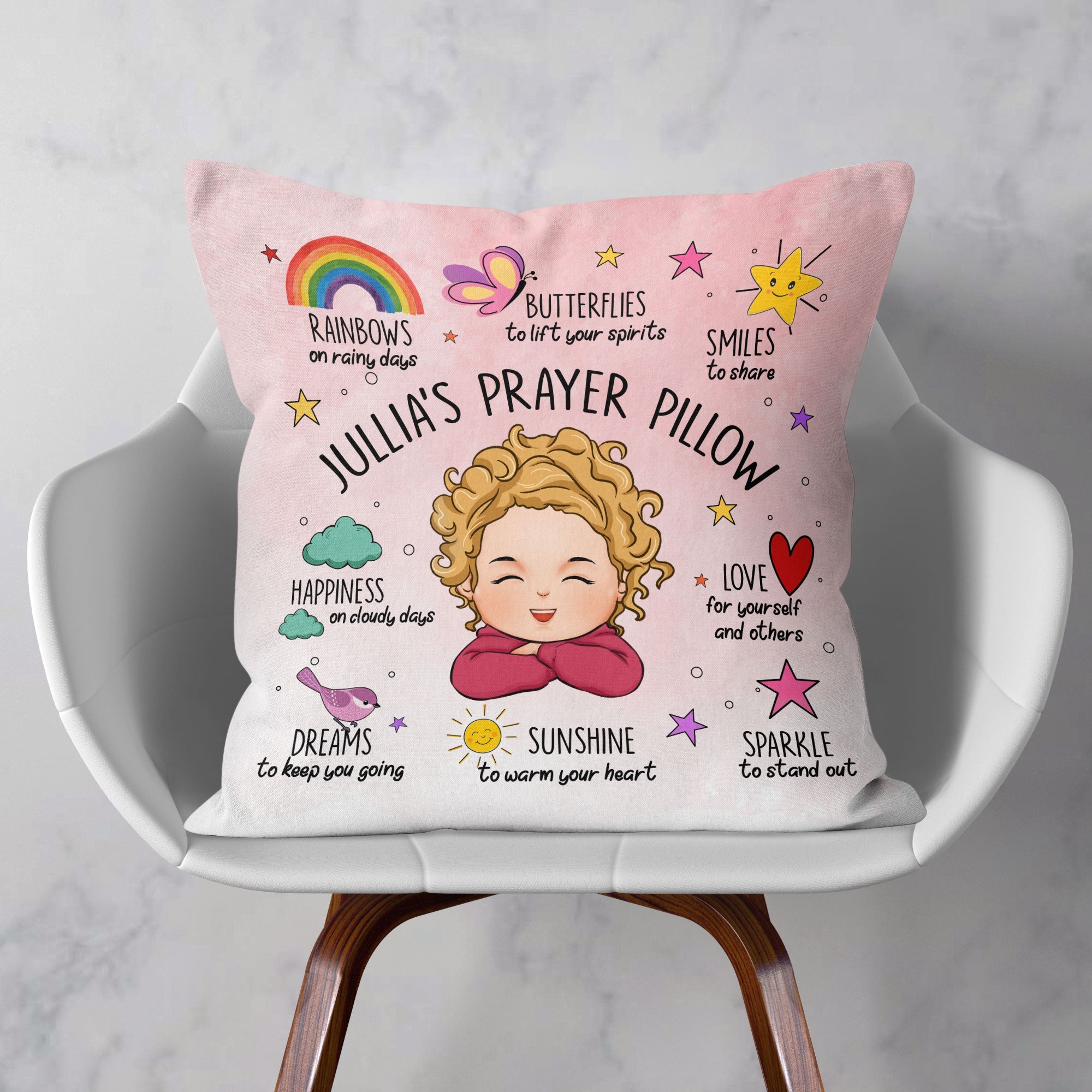 Prayer For Kid - Personalized Pillow (Insert Included)