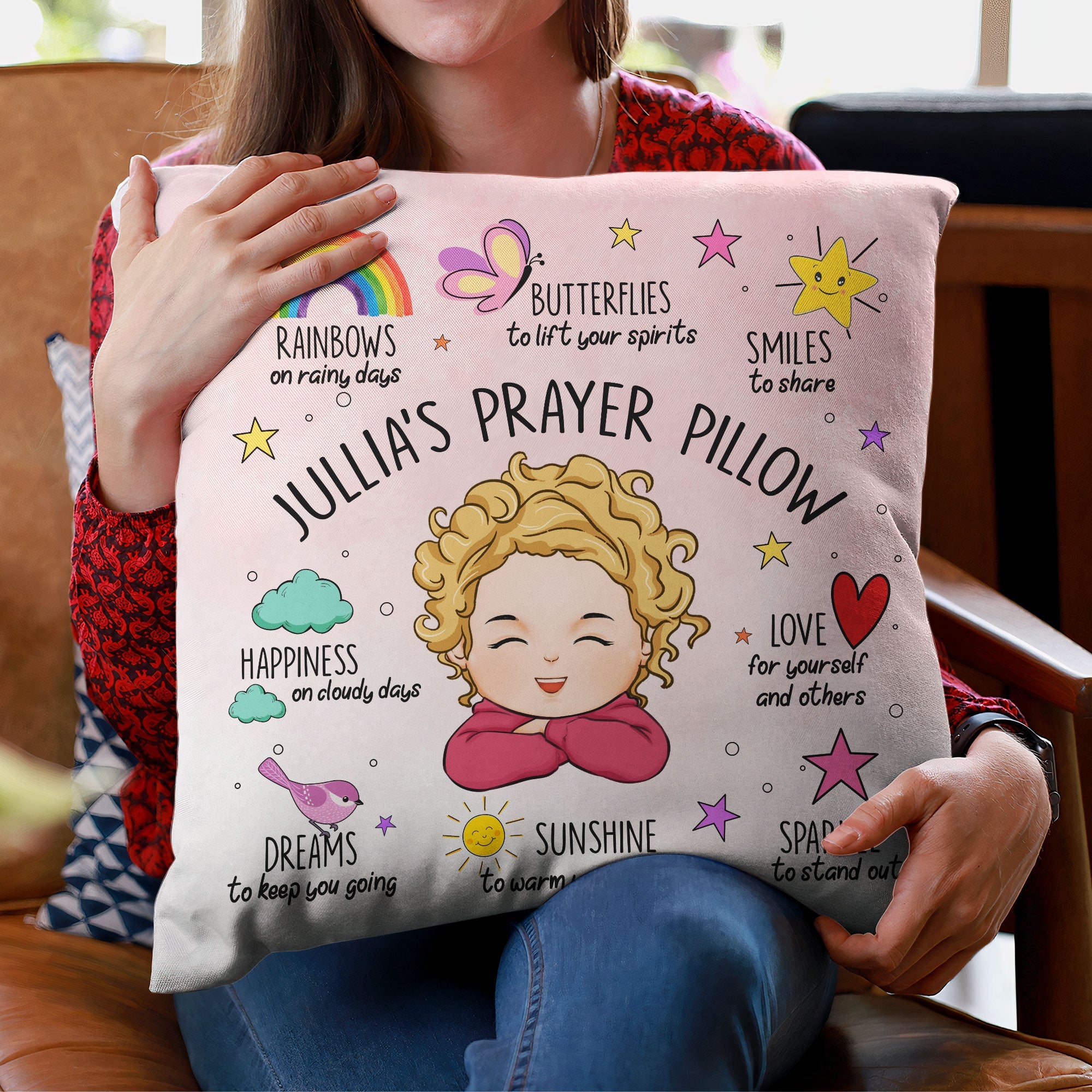 Prayer For Kid - Personalized Pillow (Insert Included)