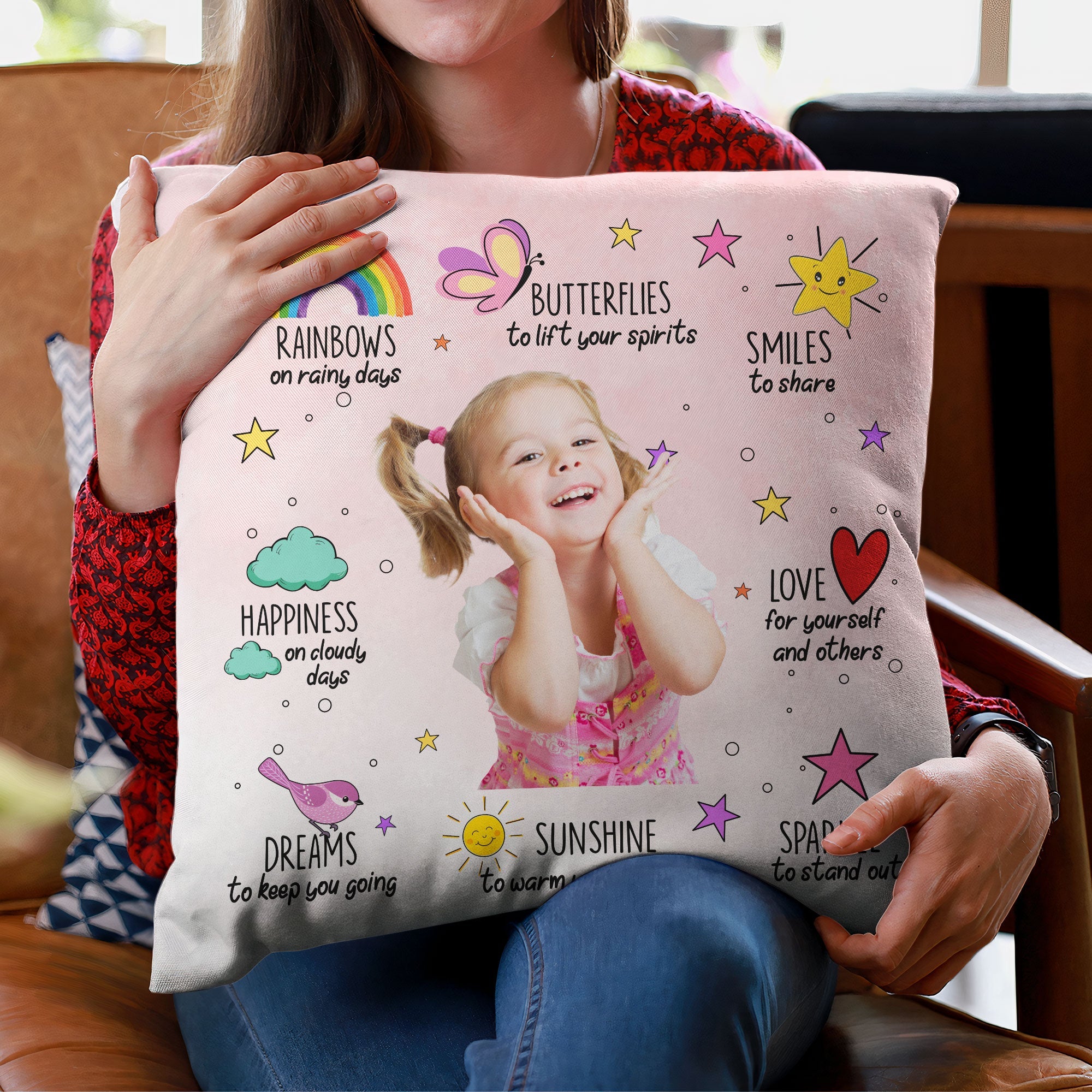 Prayer For Kids - Personalized Photo Pillow (Insert Included)