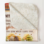 Pretend This Is A Hug From Me - Personalized Blanket - Fall season, Birthday, Autumn Gift For Besties, Best Friends, Soul Sisters