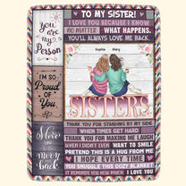 Pretend This Is A Hug From Me - Personalized Blanket