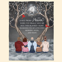 A Hug From Heaven - Personalized Blanket