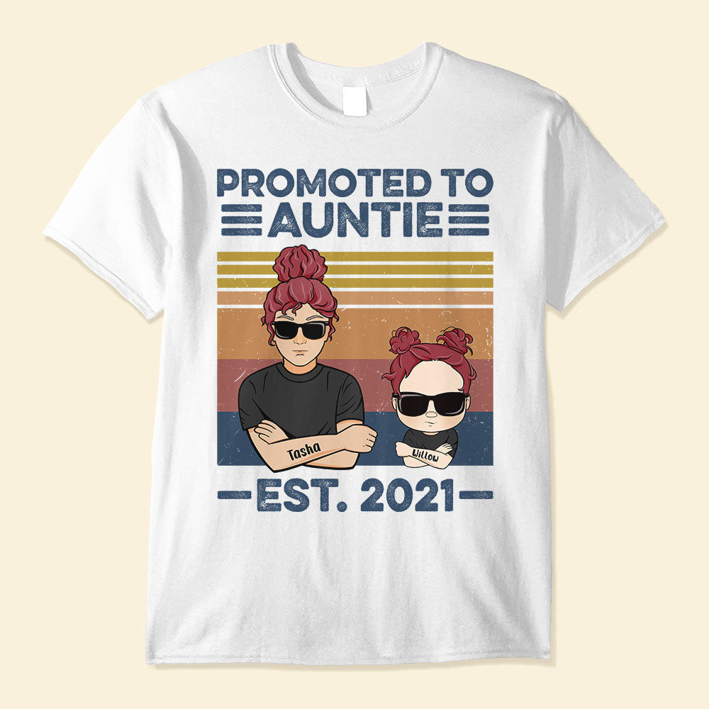 Promoted-To-Auntie-Family-Custom-Shirt-Gift-For-Aunties