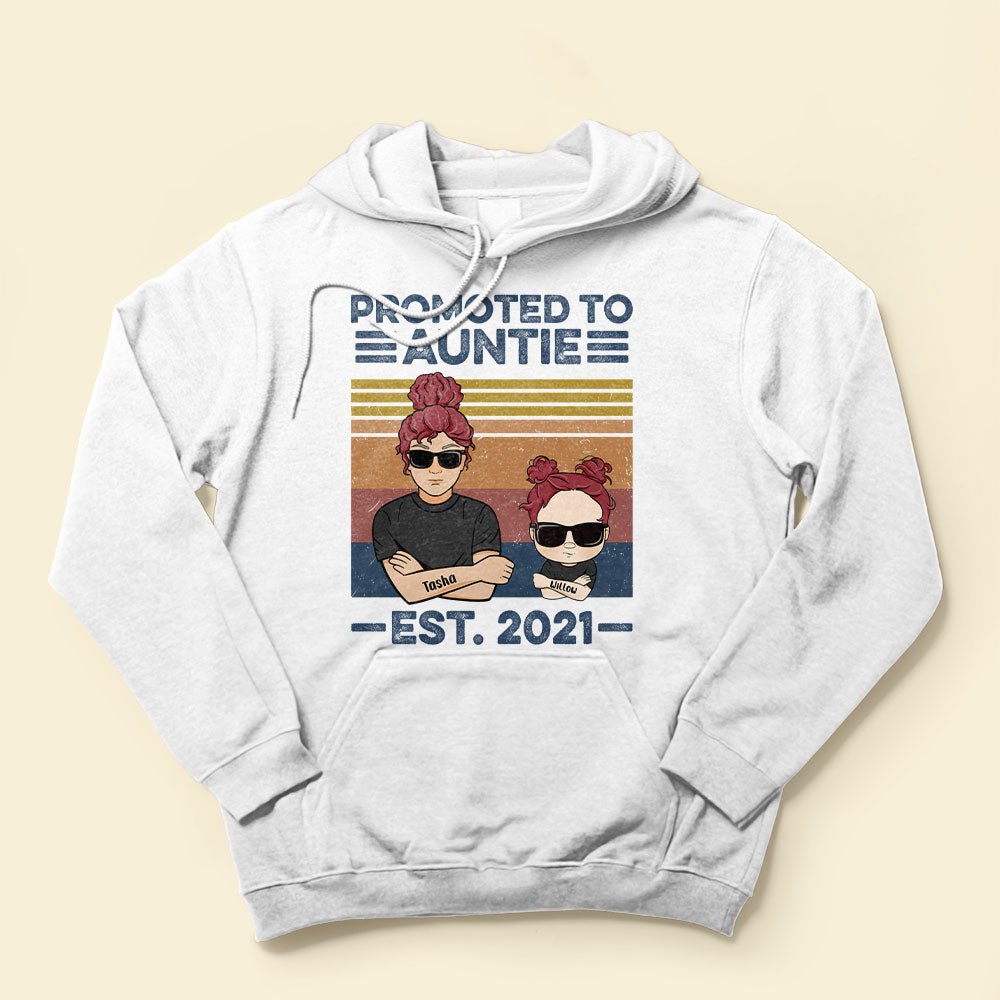 Promoted-To-Auntie-Family-Custom-Shirt-Gift-For-Aunties