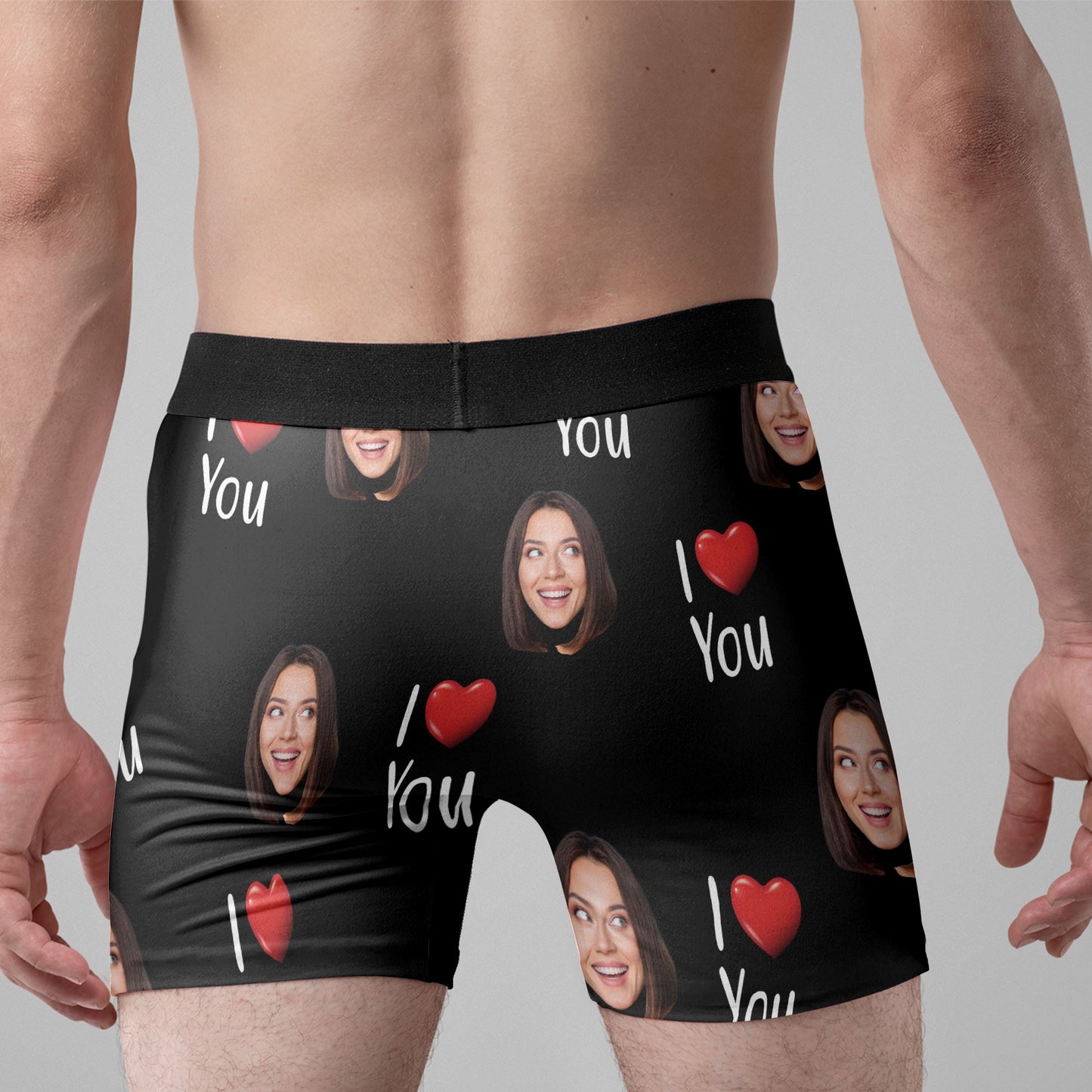 (Photo Inserted) Property Of Girlfriends - Personalized Men's Boxer Briefs - Valentine's Day, Loving, Birthday Gift For Boyfriend, Husband, Life Partners 