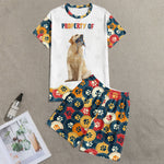Property Of My Pet - Personalized Photo Pajama Shorts Set